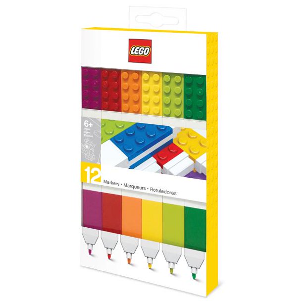 LEGO Marcadores doze cores 