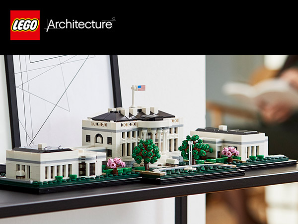 UNIVERSO ENCANTADO - Casa Branca Lego ARQUITETURA – 21054 - LEGO SET