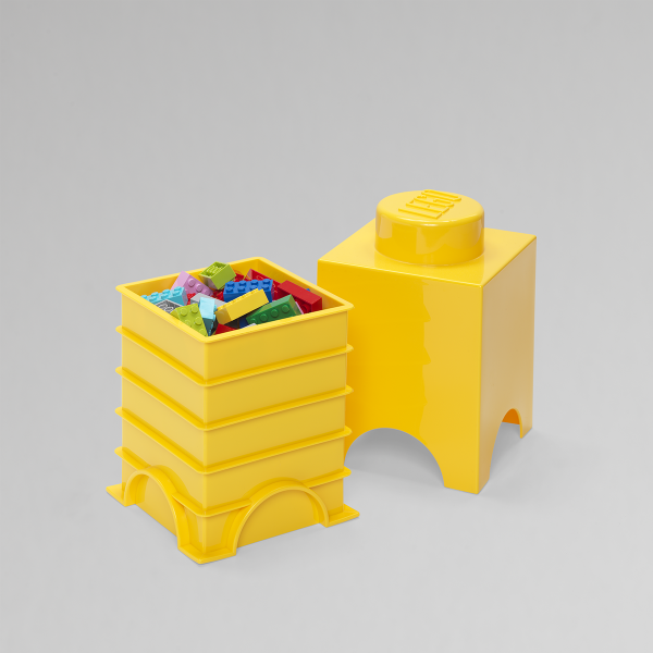 LEGO Caixa de arrumação Brick 1 – amarelo