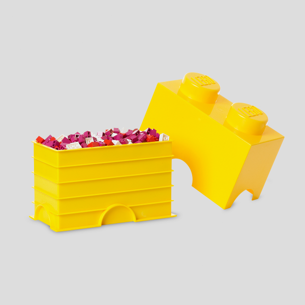 LEGO Caixa de arrumação Brick 2 - amarelo