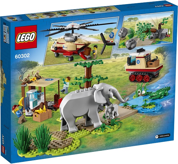 UNIVERSO ENCANTADO - Operação para salvar animais City – 60302 - LEGO SET