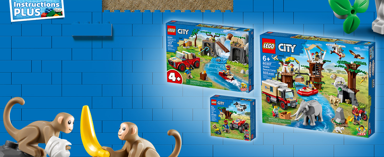 LEGO CITY - Operação para salvar animais - 60302