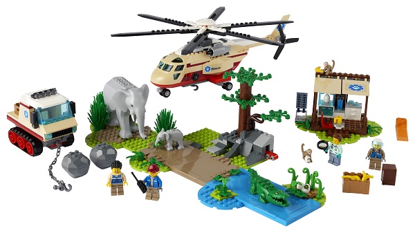UNIVERSO ENCANTADO - Operação para salvar animais City – 60302 - LEGO SET