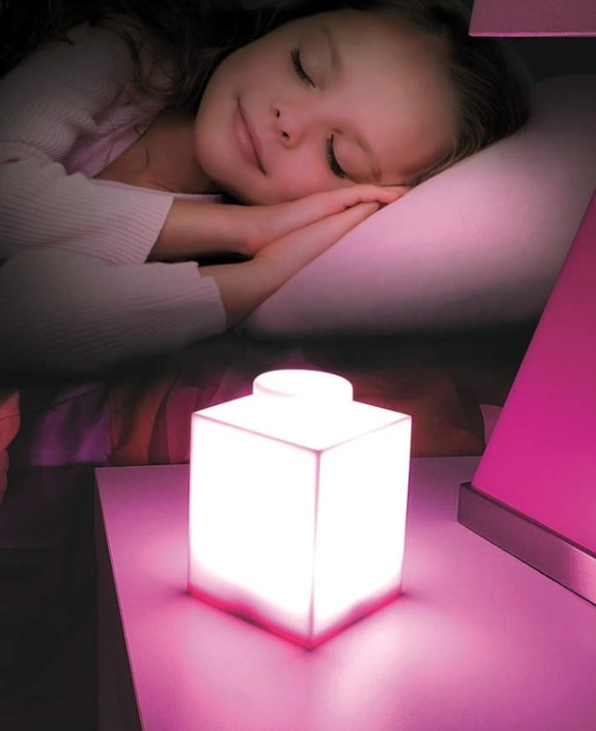 LEGO LED Luz de presença cor de rosa -3-
