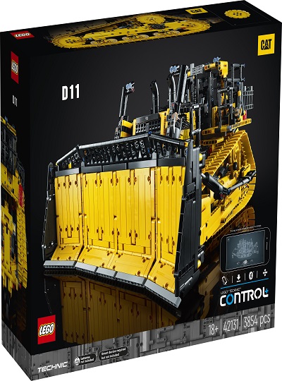 UNIVERSO ENCANTADO -App-Controlled Cat® D11 Bulldozer TECHNIC – 42131 - LEGO SET