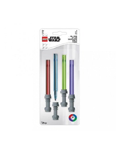  Conjunto de 4 canetas LEGO gel Star Wars - 4895028528751