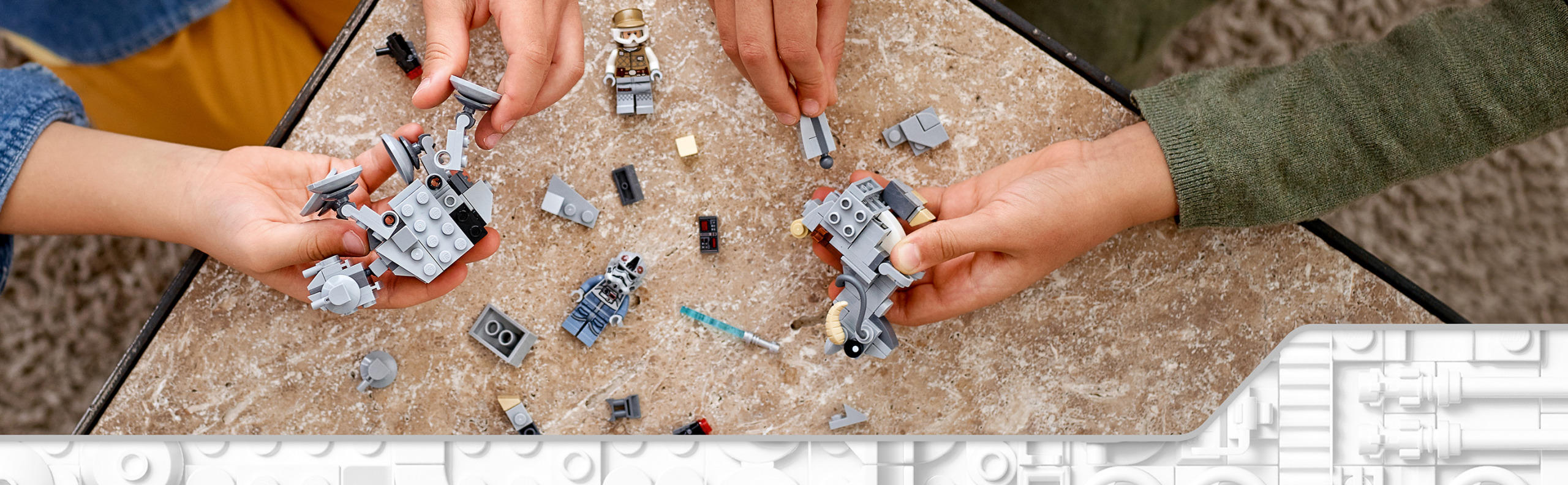 LEGO STAR WARS - AT-AT vs Tauntaun Microfighters- 75298