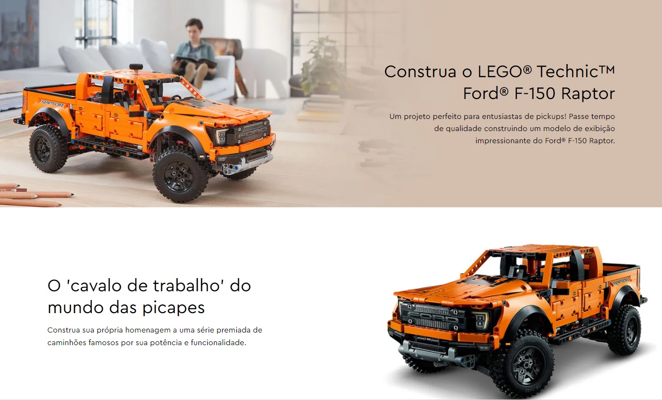 UNIVERSO ENCANTADO - Ford® F-150 Raptor- LEGO TECHNIC – 42126