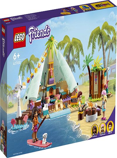 UNIVERSO ENCANTADO -Glamping na Praia Lego friends – 41700 - LEGO SET