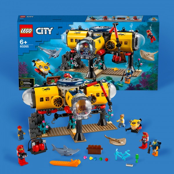 UNIVERSO ENCANTADO - Base de exploração do oceano City – 60265 - LEGO SET