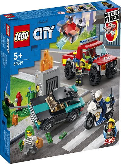 LEGO CITY -Resgate dos Bombeiros e Perseguição de Polícia City - 60319