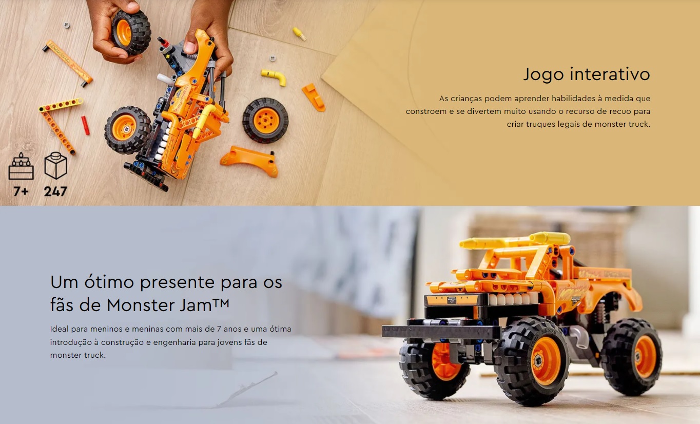 UNIVERSO ENCANTADO - Monster Jam™ El Toro Loco™ - LEGO TECHNIC – 42135