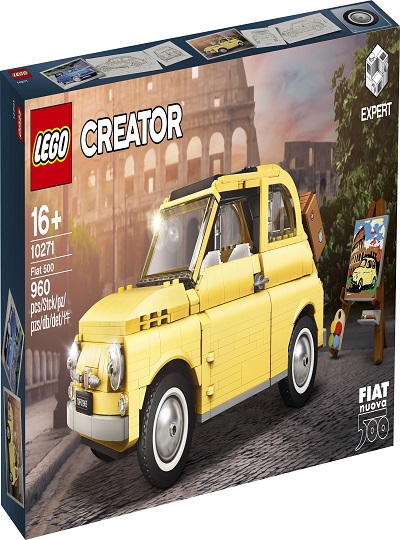 UNIVERSO ENCANTADO - Fiat 500 CREATOR EXPERT – 10271 - LEGO SET