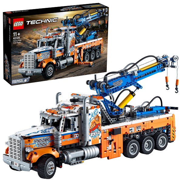 UNIVERSO ENCANTADO -LEGO -Reboque para Trabalhos Pesados TECHNIC – 42128