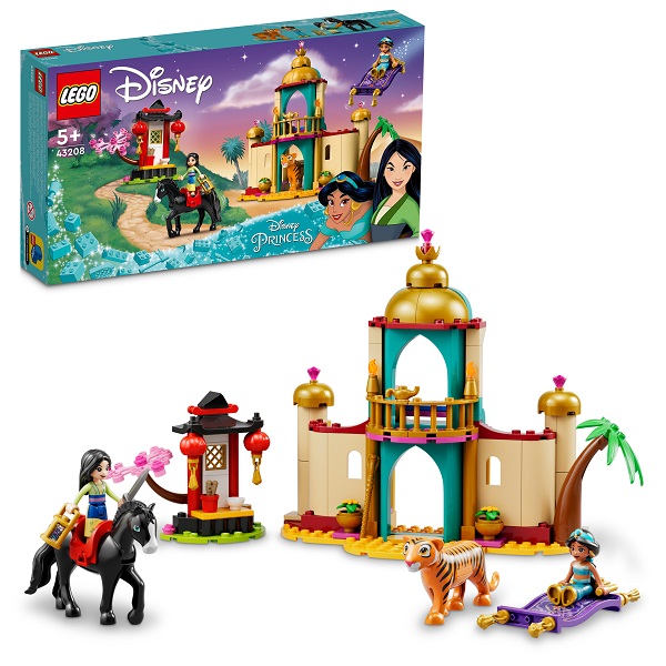UNIVERSO ENCANTADO - LEGO - A Aventura de Jasmine e Mulan Disney – 43208