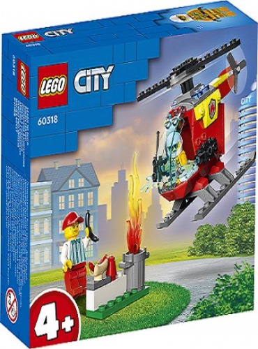 UNIVERSO ENCANTADO - Helicóptero de Combate ao Fogo CITY – 60318 - LEGO SET