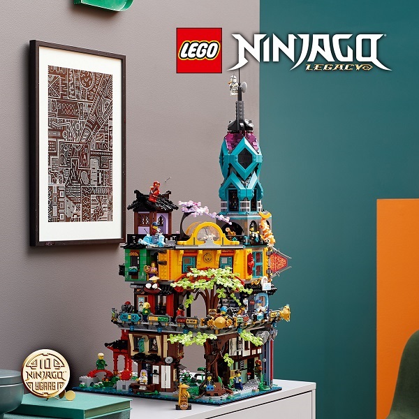 UNIVERSO ENCANTADO - LEGO NINJAGO City Gardens _ LEGO 71741 _10 Year Anniversary