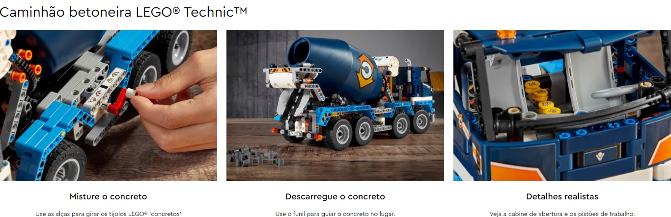 UNIVERSO ENCANTADO - Camião-Betoneira - LEGO TECHNIC – 42112