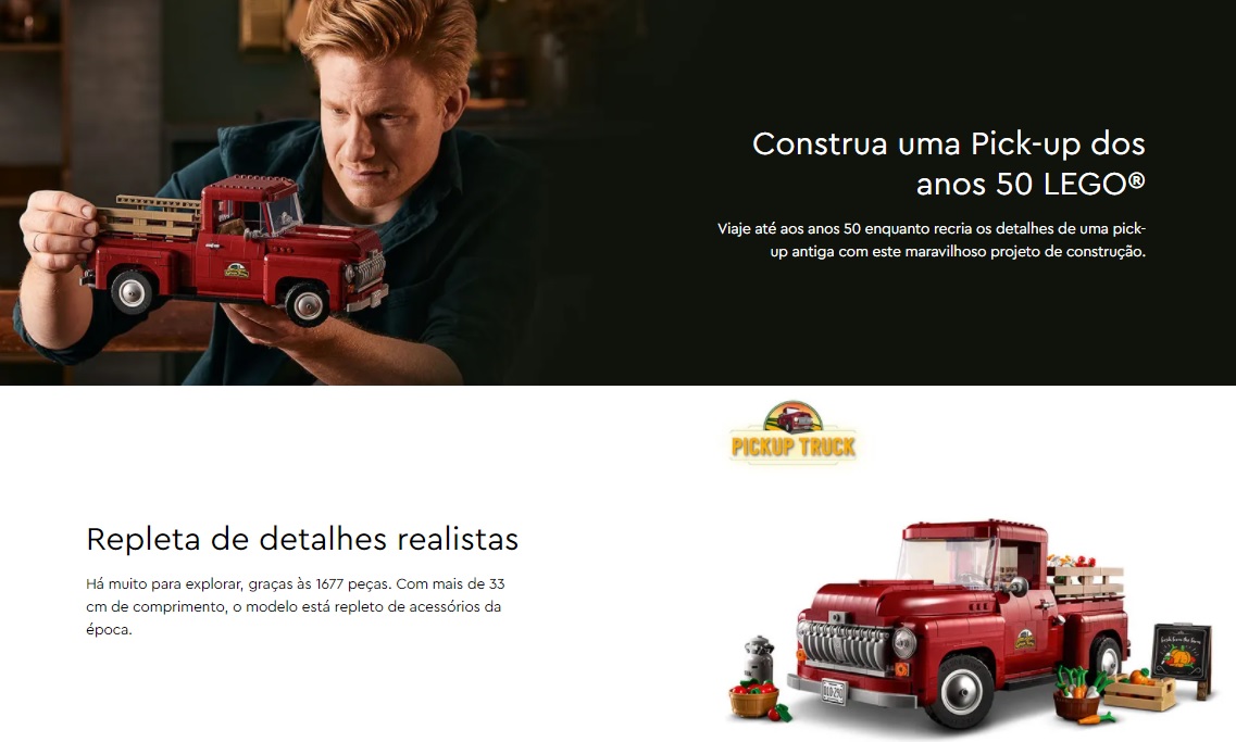 LEGO ICONS - Carrinha Pick-Up - 10290