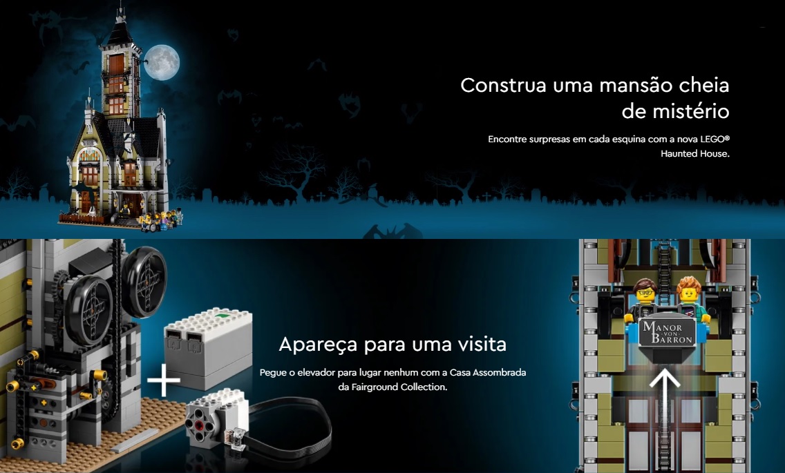 UNIVERSO ENCANTADO - Casa Assombrada CREATOR EXPERT – 10273 - LEGO SET 
