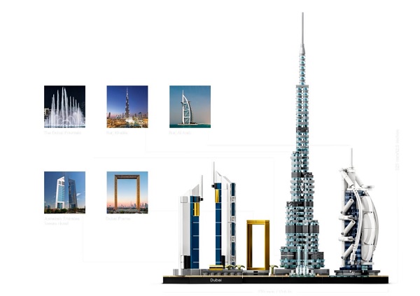 UNIVERSO ENCANTADO -LEGO ARQUITETURA Dubai – 21052 - LEGO SET