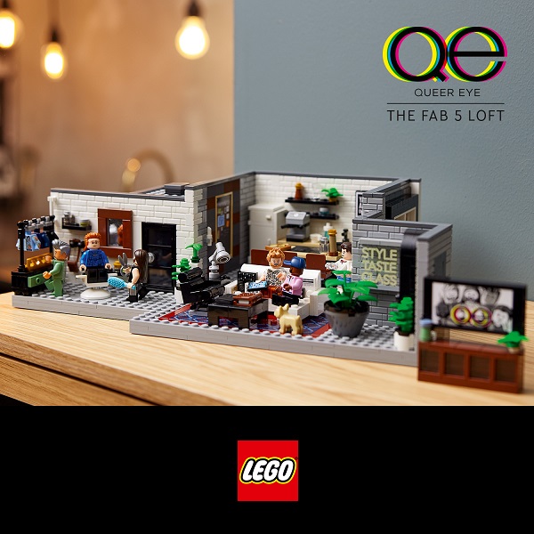 UNIVERSO ENCANTADO - Queer Eye – O Loft dos Fab Five – 10291 - LEGO SET