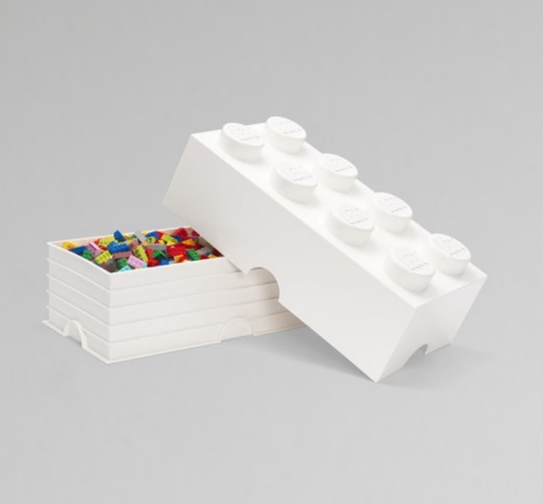 LEGO Caixa de arrumação Brick 8 – branca