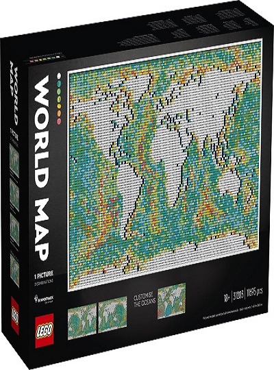 UNIVERSO ENCANTADO -Mapa Mundo LEGO ART – 31203 -LEGO SET