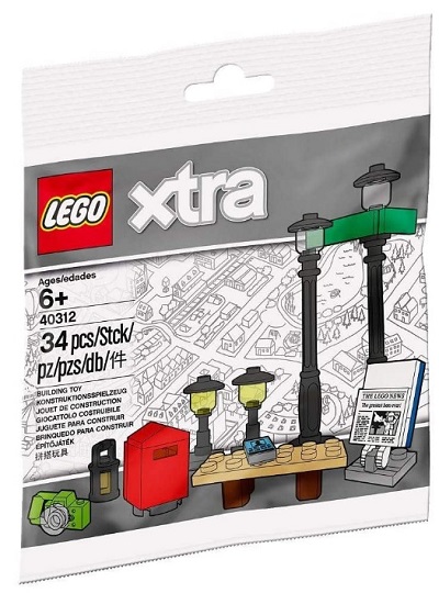 LEGO XTRA - SAQUETA Postes de Iluminação - 40312