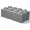 Caixa de arrumação LEGO Brick 8 – cinza claro - 5711938015688