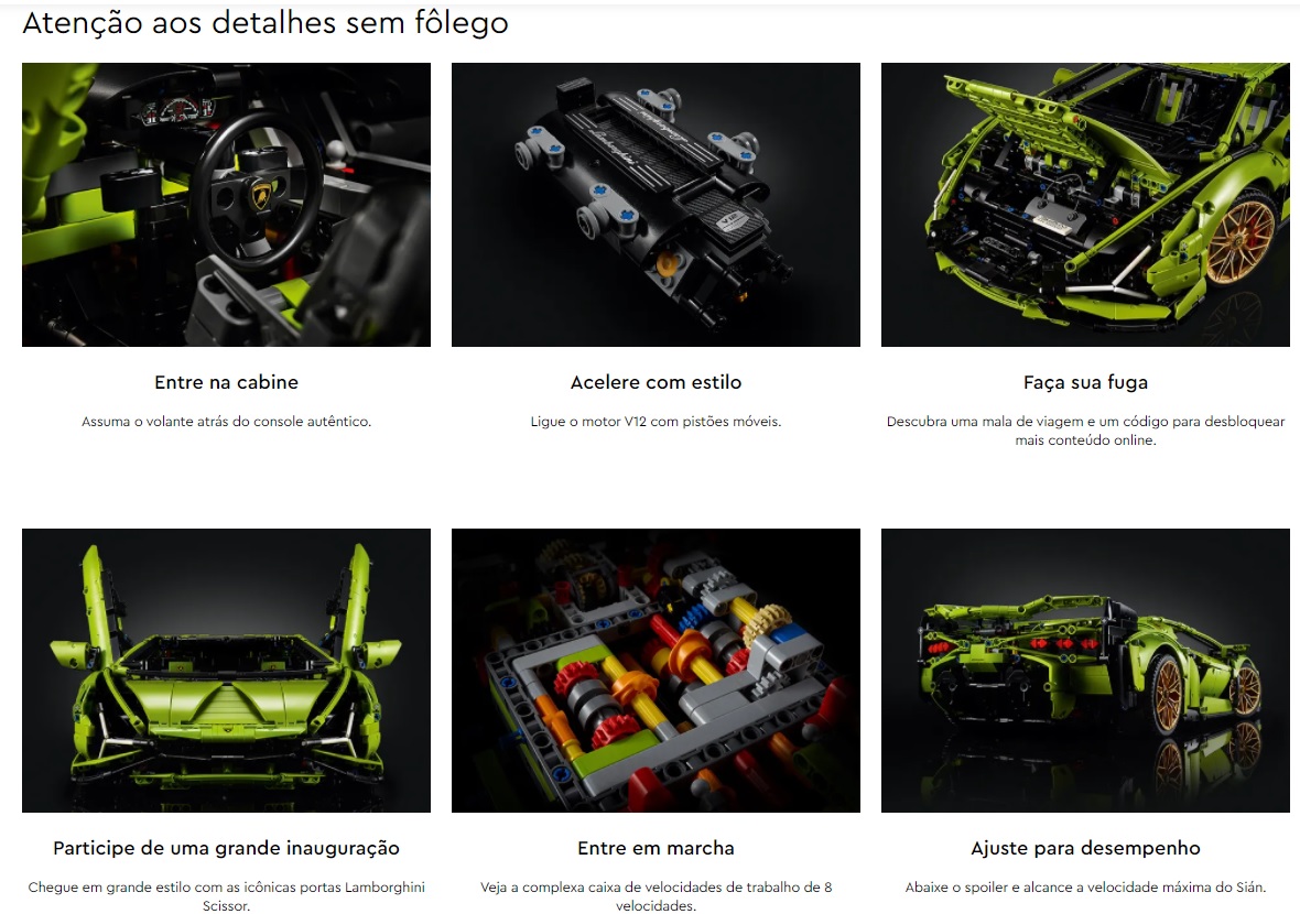 UNIVERSO ENCANTADO - Lamborghini Sián FKP 37 - LEGO SET 42115
