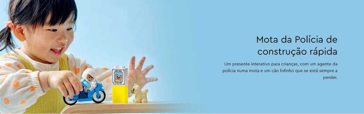 UNIVERSO ENCANTADO - Mota da Polícia DUPLO – 10967 -LEGO SET