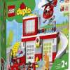 LEGO DUPLO - Quartel dos Bombeiros e Helicóptero- 10970