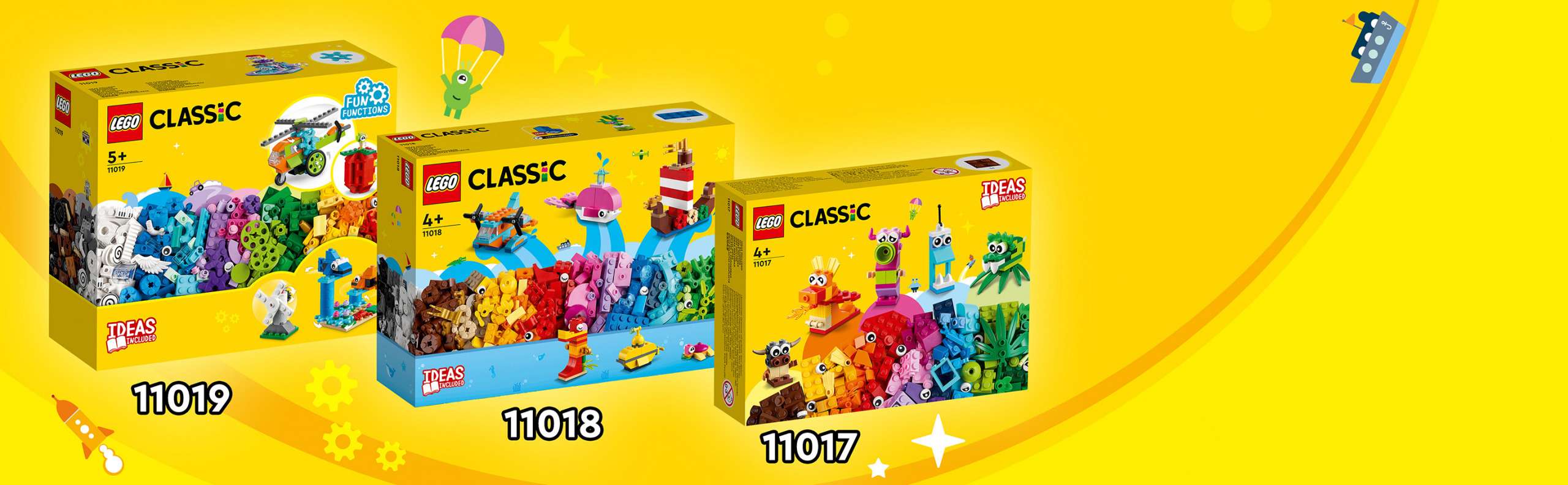 LEGO CLASSIC - Peças e Funções - 11019