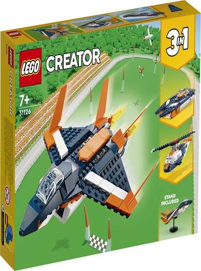 LEGO CREATOR 3 EM 1 - Jato Supersónico - 31126