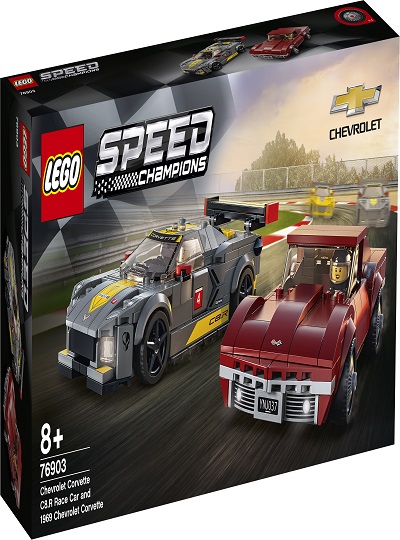 LEGO SPEED - Chevrolet Corvette C8.R Race Car e 1969 Chevrolet Corvette - 76903