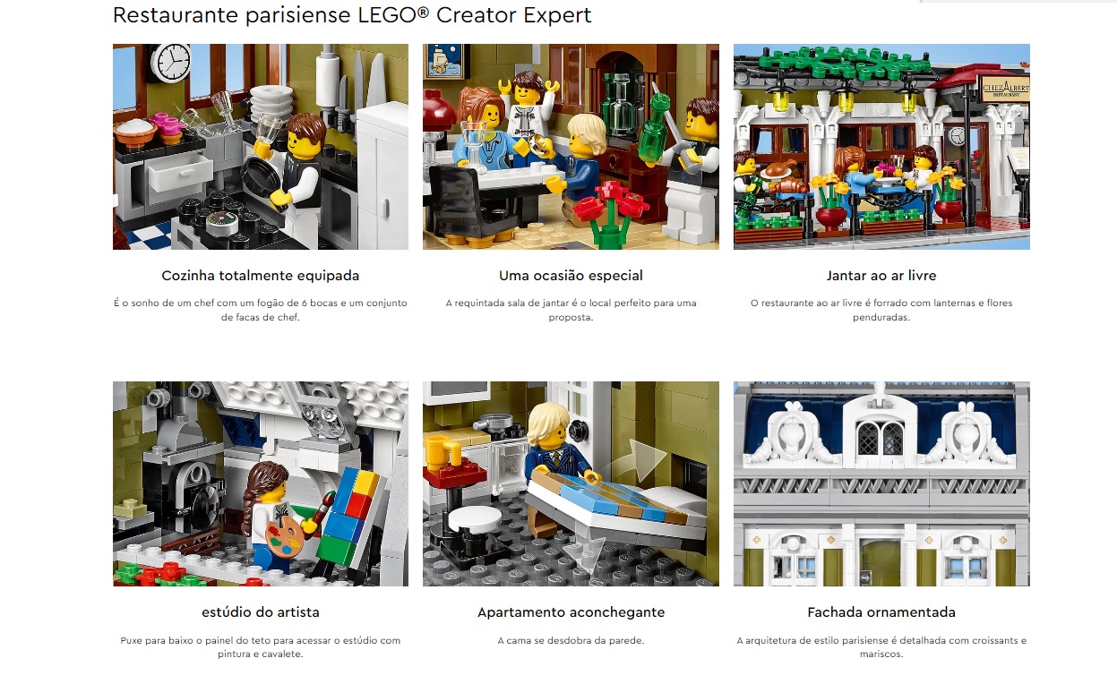LEGO CREATOR EXPERT - Restaurante parisiense - 10243