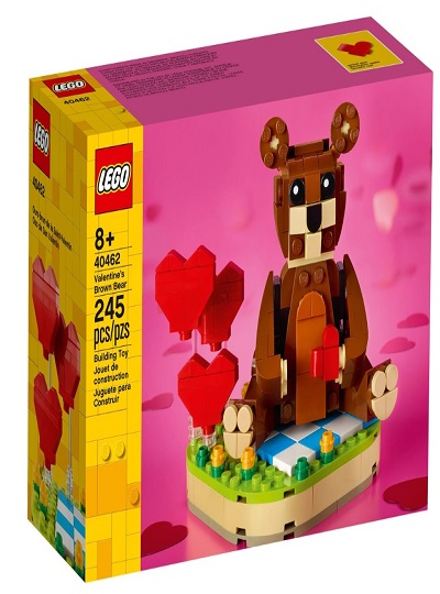 LEGO - Urso Castanho de São Valentim -40462