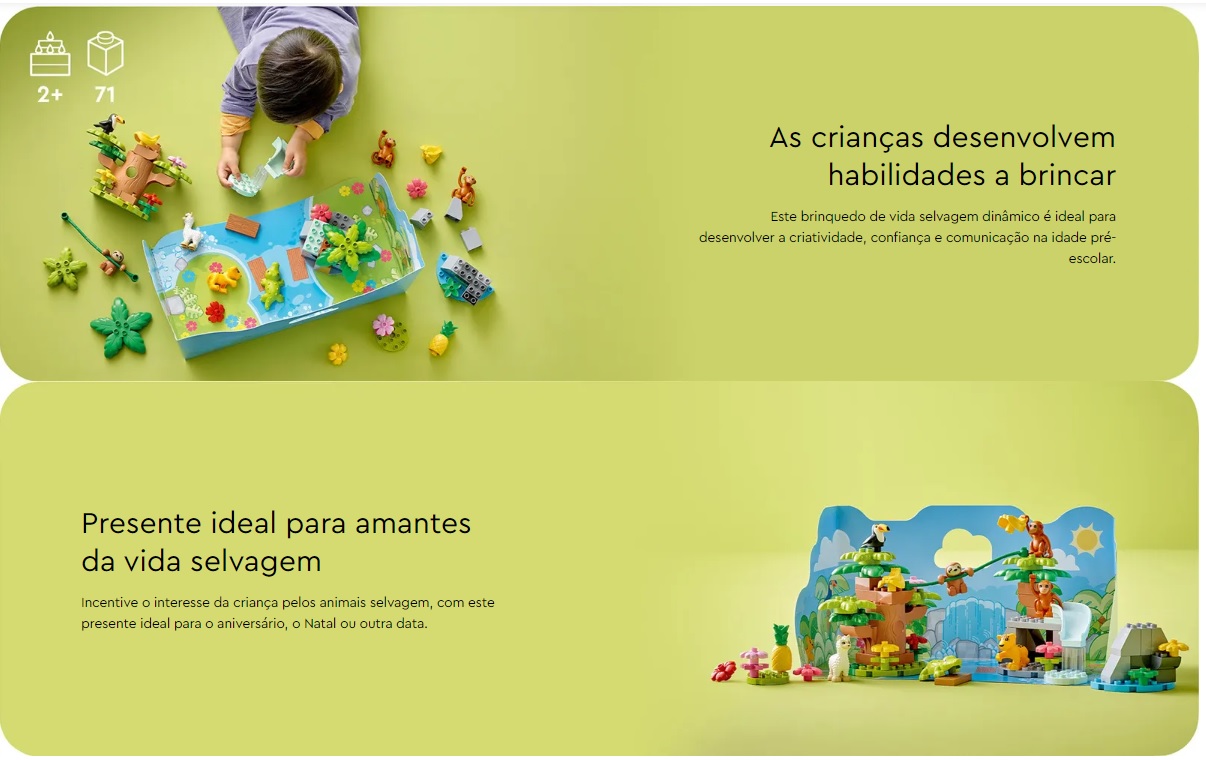 LEGO DUPLO - Animais Selvagens da América do Sul - 10973