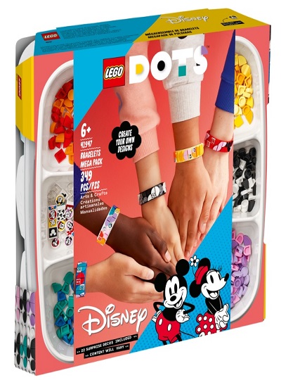 LEGO DOTS - Mega Pack de Braceletes Mickey & Friends - 41947