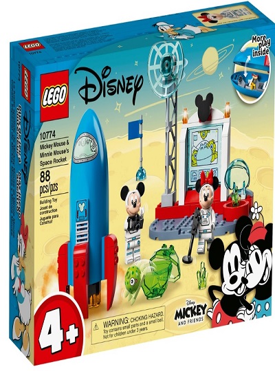 LEGO DISNEY - Foguetão Espacial do Mickey Mouse e da Minnie Mouse - 10774
