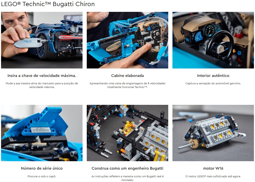 LEGO TECHNIC - Bugatti Chiron - 42083