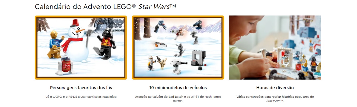 LEGO STAR WARS - Calendário do Advento LEGO® Star Wars™ - 75340