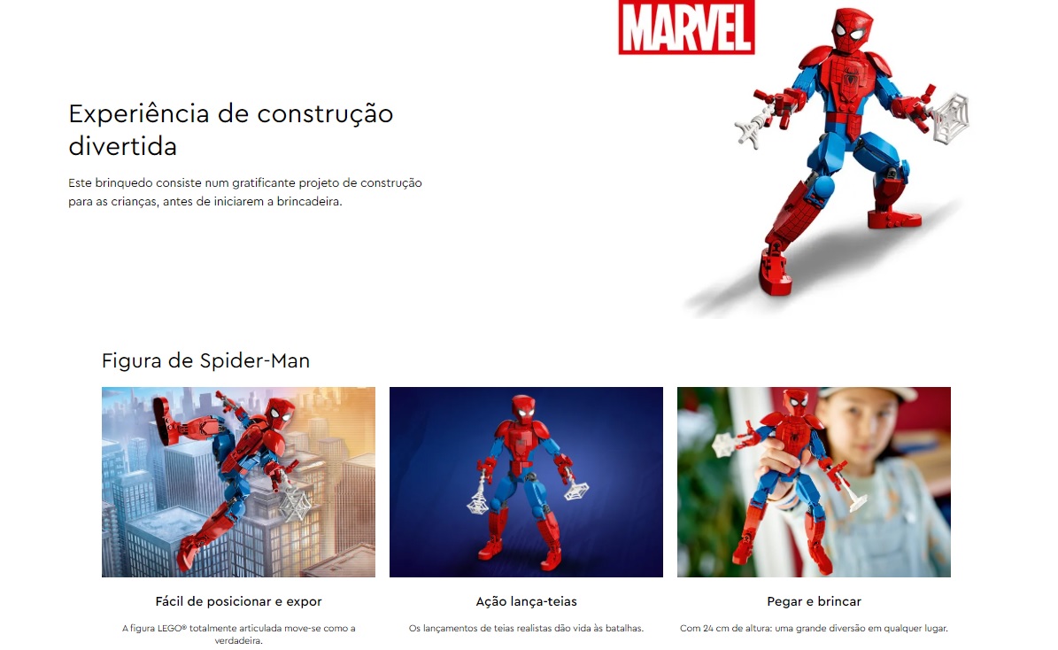 LEGO MARVEL - Figura de Spider-Man -76226