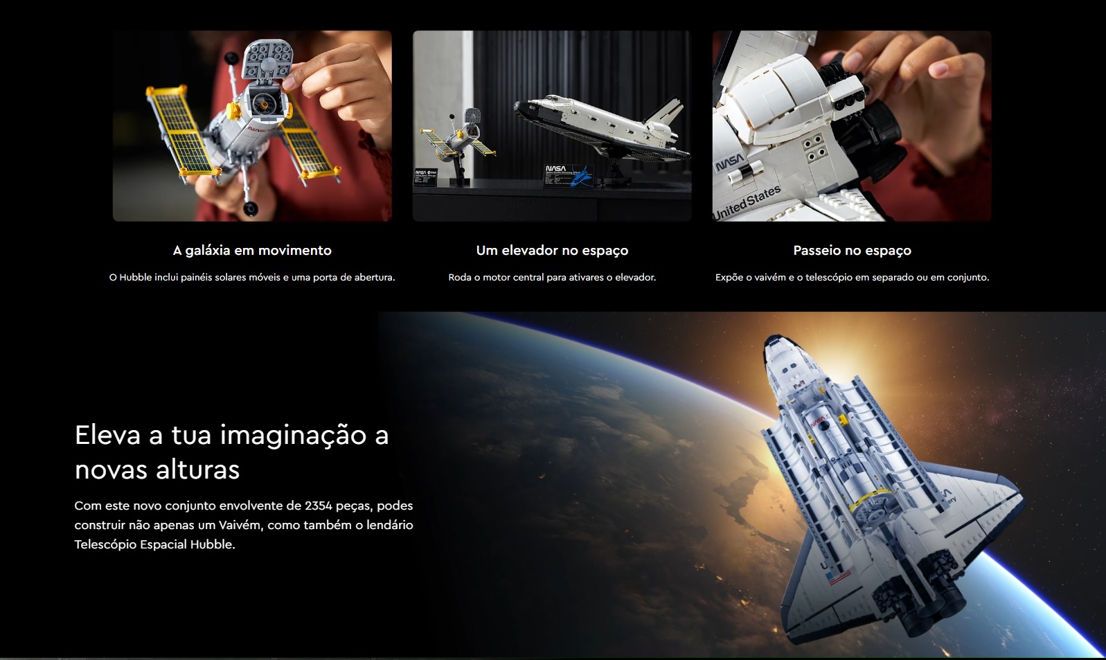 LEGO ICONS - Vaivém Espacial Discovery da NASA - 10283
