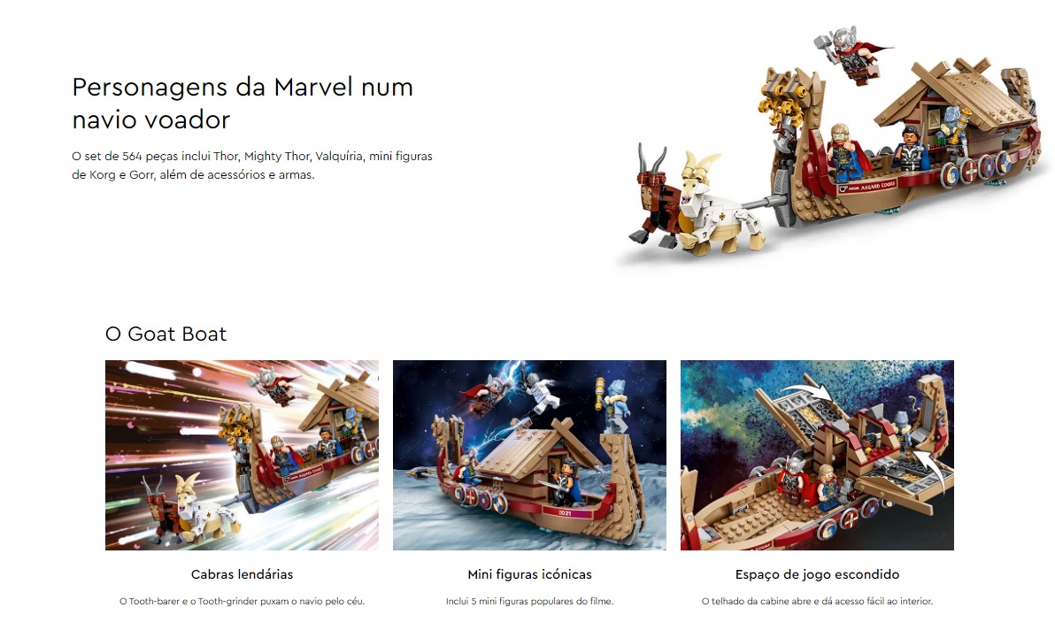 LEGO MARVEL - O Goat Boat - 76208