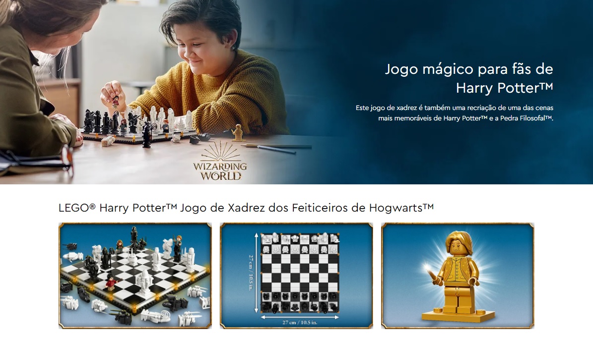 LEGO HARRY POTTER - Jogo de Xadrez dos Feiticeiros de Hogwarts™ - 76392