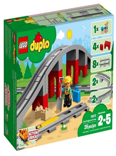 LEGO DUPLO - Ponte e Carris para Comboio - 10872