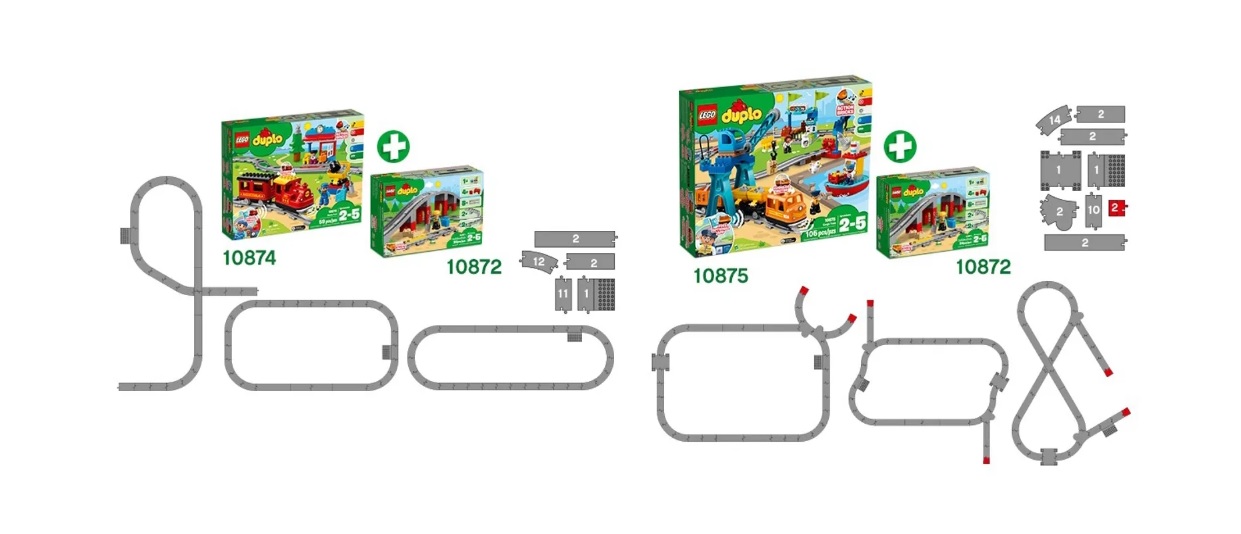 LEGO DUPLO - Ponte e Carris para Comboio - 10872