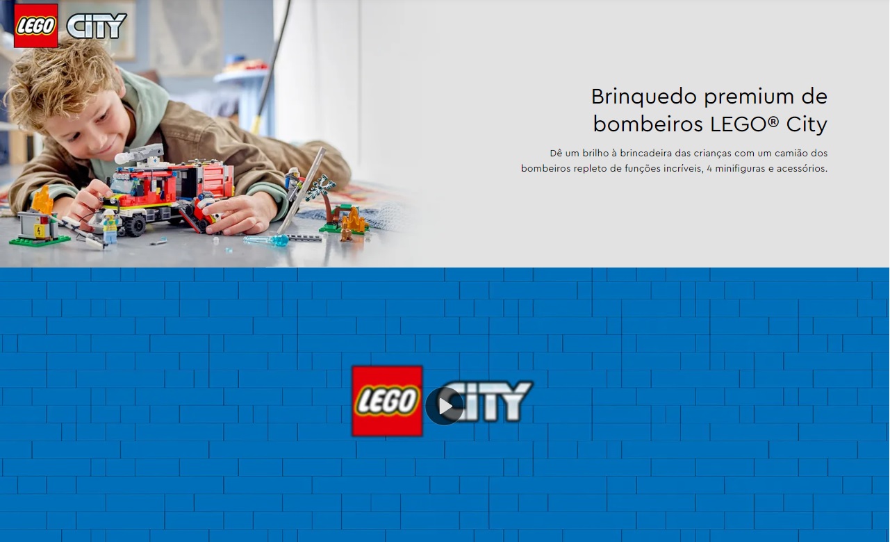 LEGO CITY - Camião de Controlo de Incêndios - 60374